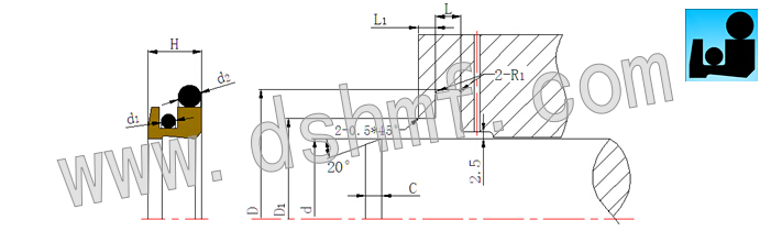 雙型o密封組合防塵圈DPR截面設(shè)計(jì)圖.jpg
