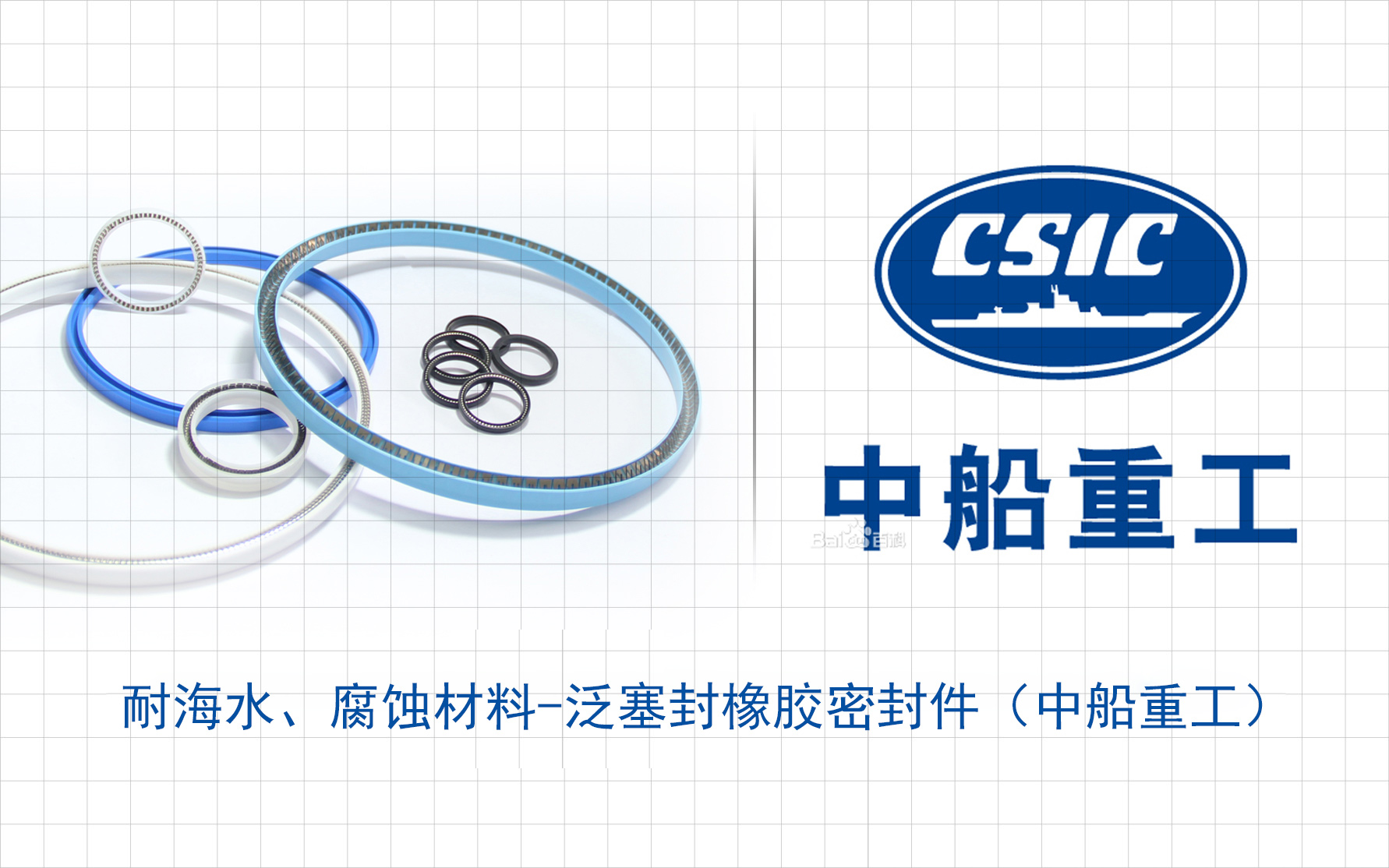 耐海水、腐蝕材料-泛塞封橡膠密封件（中船重工）