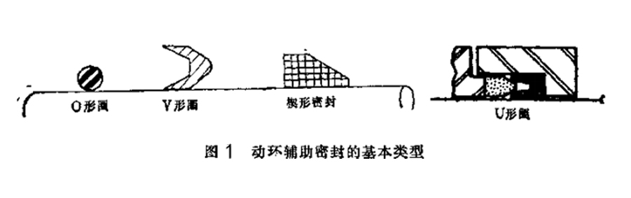 動密封環(huán)輔助密封件基本類型結(jié)構(gòu)圖