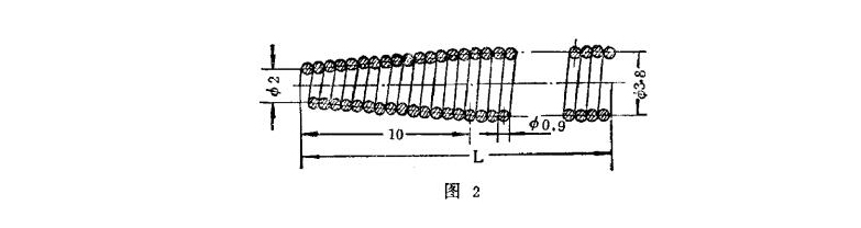 二、J形油封的彈簧結(jié)構(gòu)圖：軸徑為最小為100毫米至800毫米