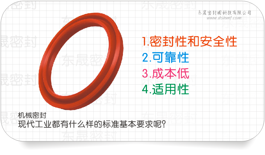 機(jī)械密封圈對(duì)現(xiàn)代工業(yè)都有什么樣的標(biāo)準(zhǔn)基本要求呢？